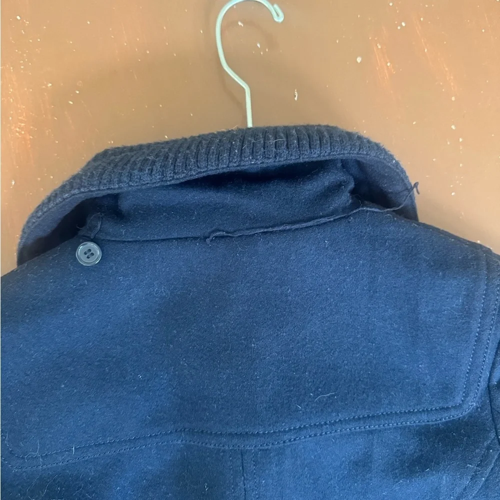 Y2K dELiA*s Navy Blue Toggle Pea Coat - Juniors M